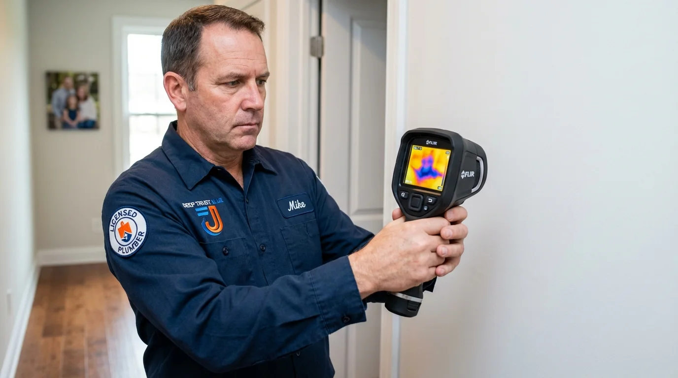 Thermal imaging leak detection by Johns Plumbing LLC in Mableton
